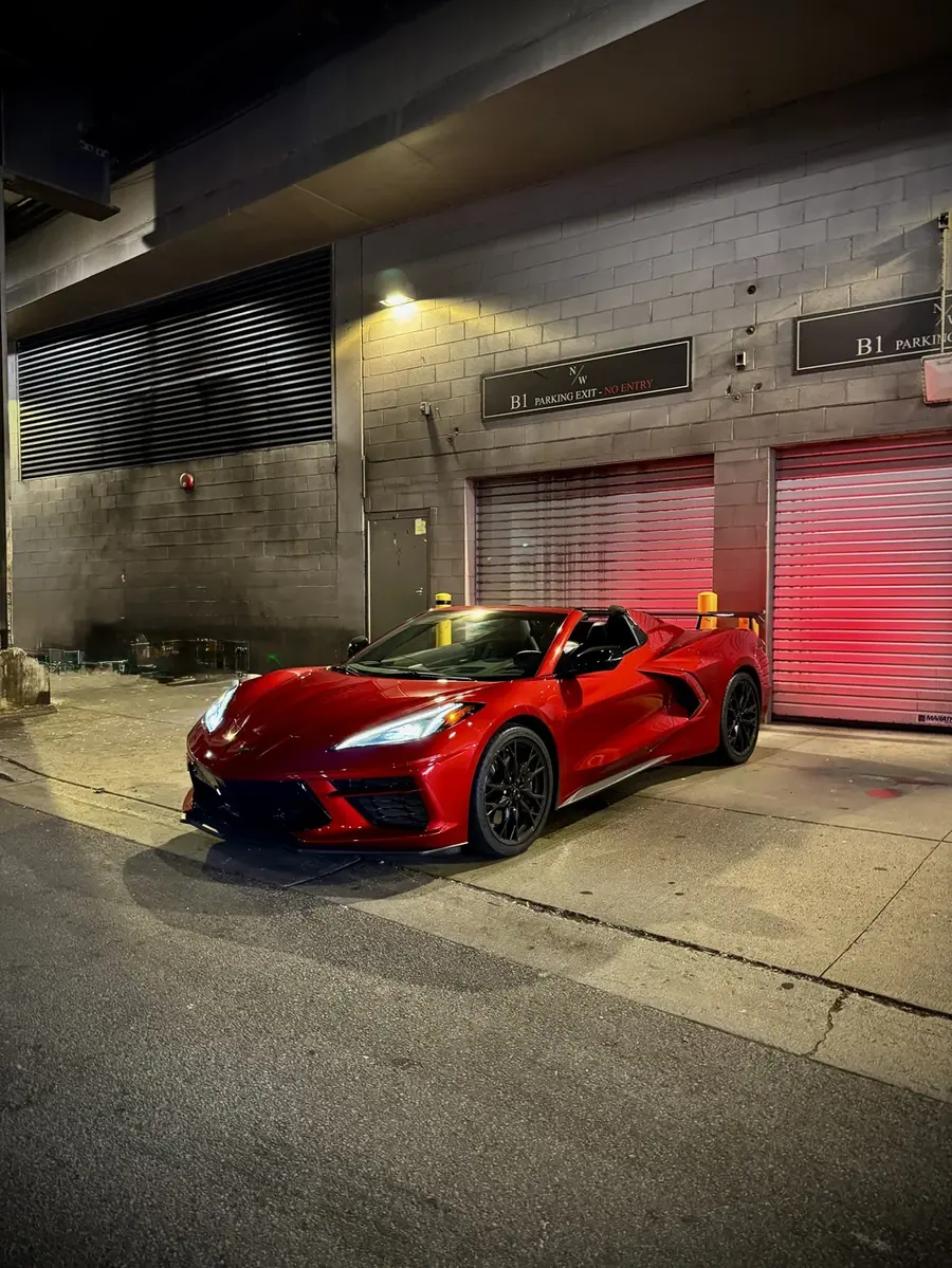 Valenci Supercars 2023 Chevrolet Corvette C8 Stingray Red rental Chicago